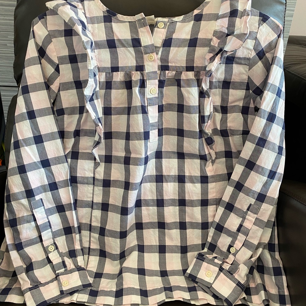 J. Crew Girls Long Sleeves Top Girl's, Size XL /14